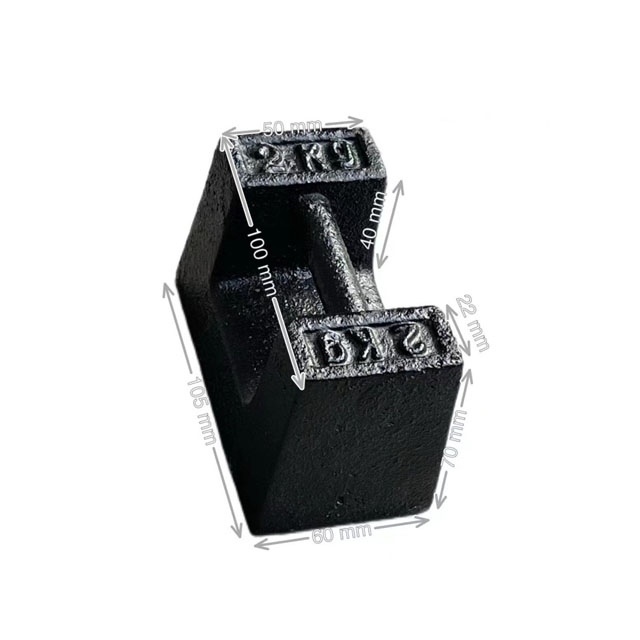 2kg Cast Iron Test Weight